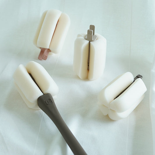 Mother-K Interchangeable Sponge Bottle Brush Set (3 Colours)