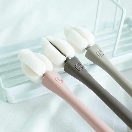 Mother-K Interchangeable Sponge Nipple Brush Set (3 Colours)