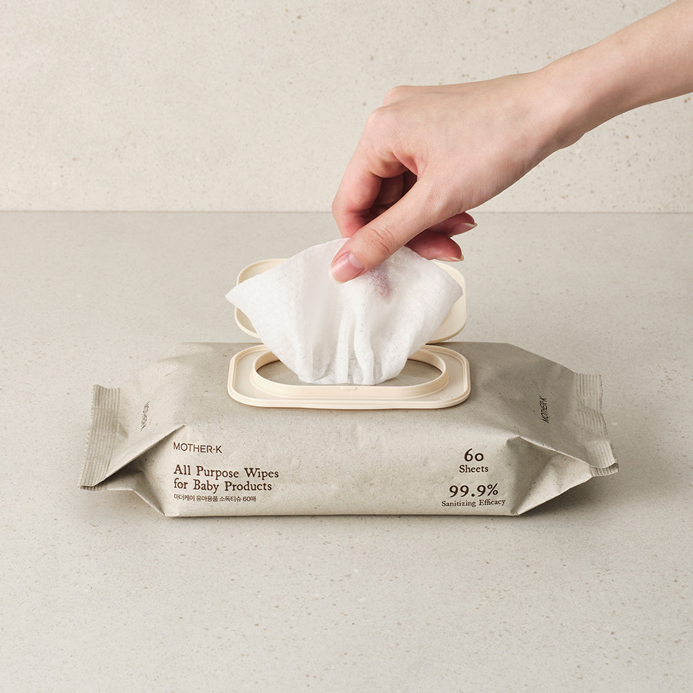 MOTHER-K All Purpose Wipes for Baby Products - 60 sheets