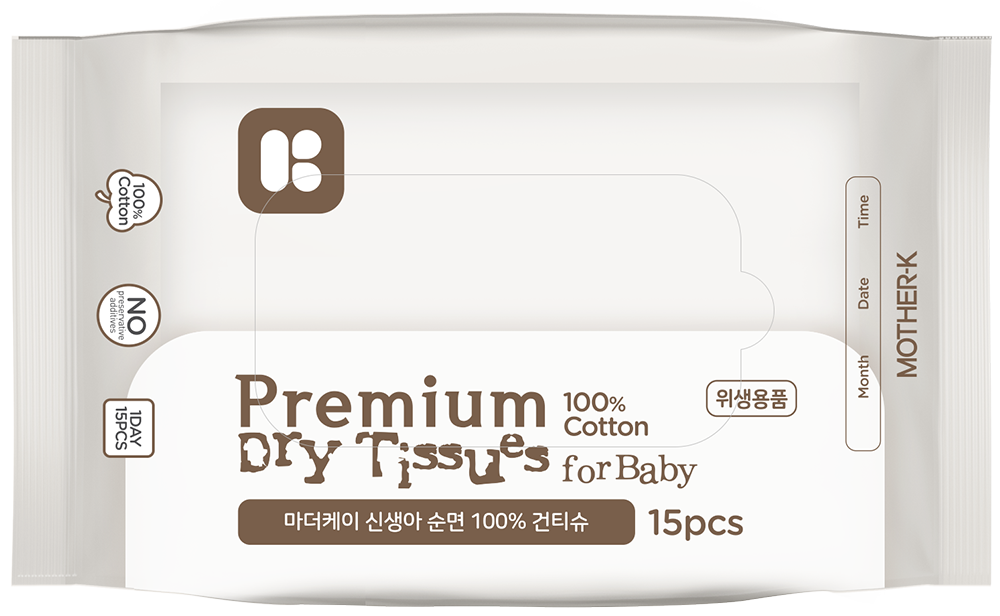Mother-K Premium Dry Tissue (Cotton)