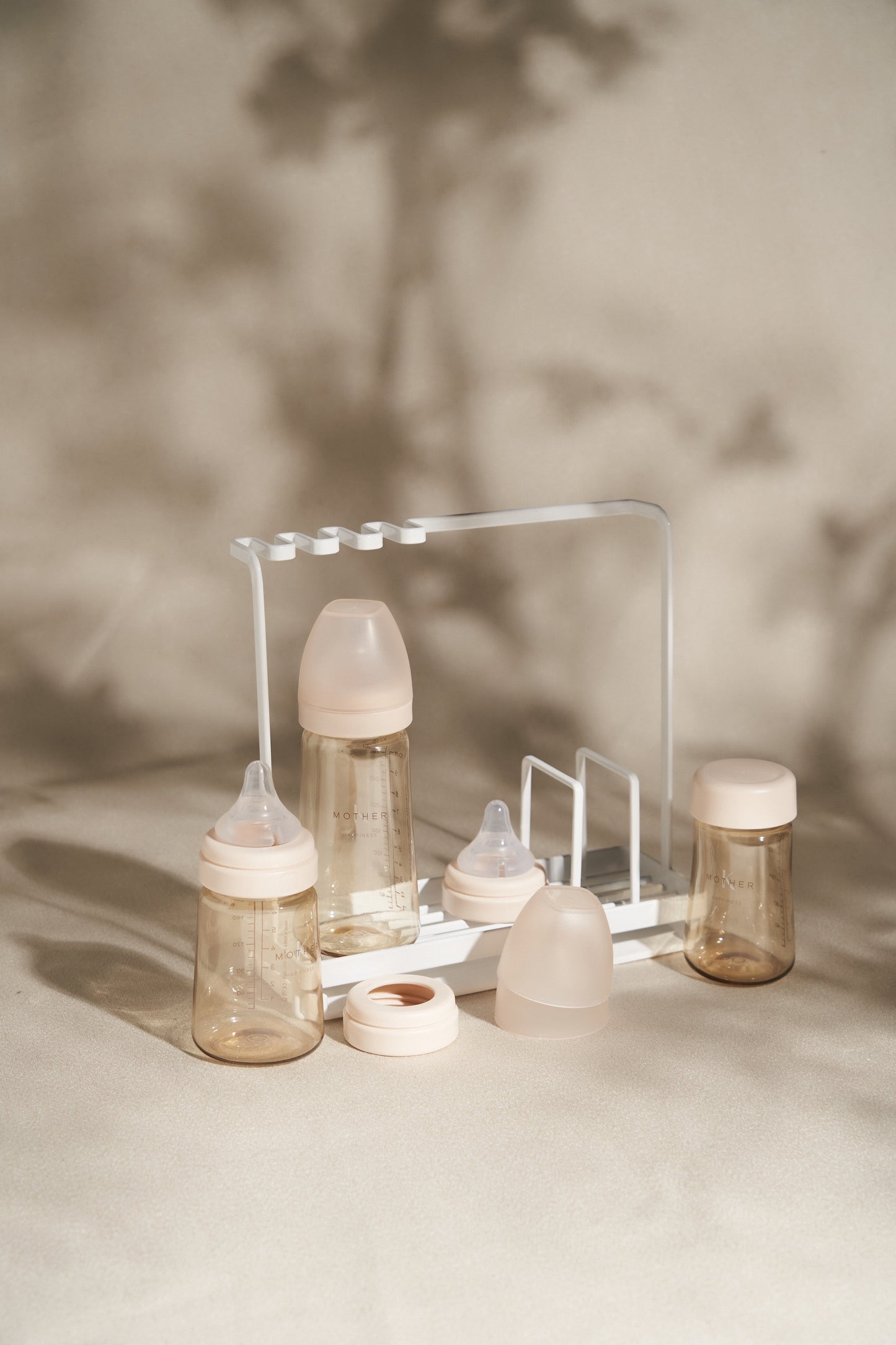 Mother-K Feeding Bottle Cap in Cream