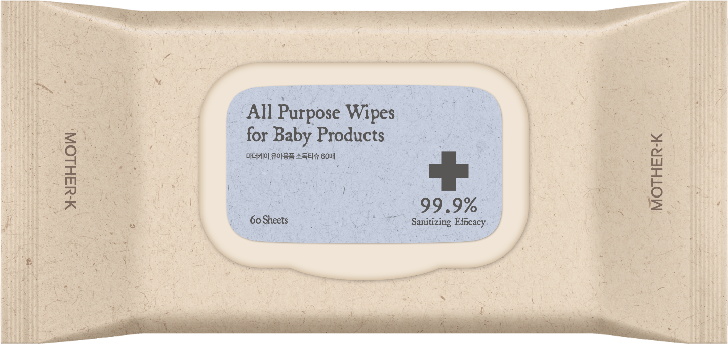 MOTHER-K All Purpose Wipes for Baby Products - 60 sheets