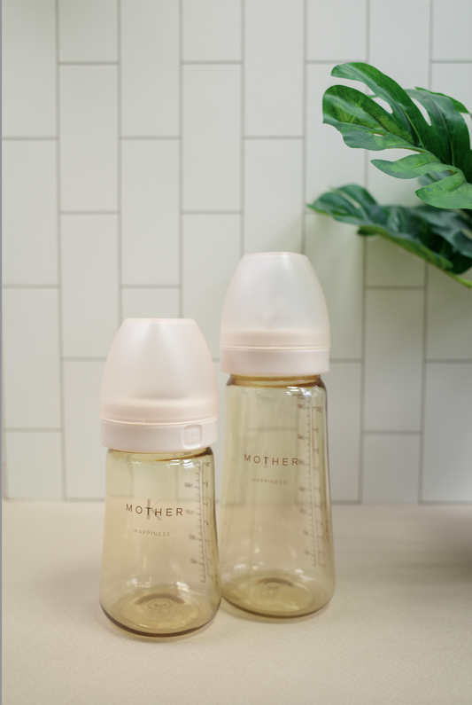 Mother-K PPSU Feeding Bottle in Cream