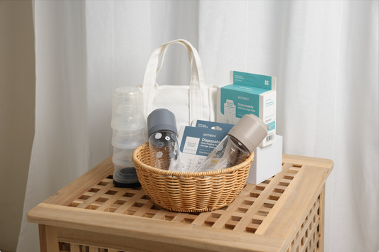 Mother-K Disposable Feeding Bottle Gift Set in Beige
