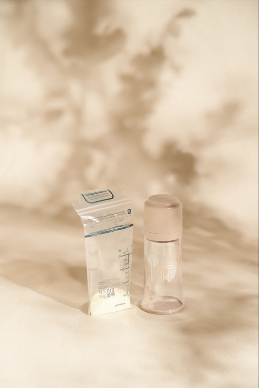 Mother-K Disposable Feeding Bottle in Beige (Non-Nipple)