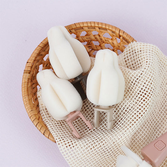 Mother-K Sponge Nipple-Brush Replacement Head 3-Piece