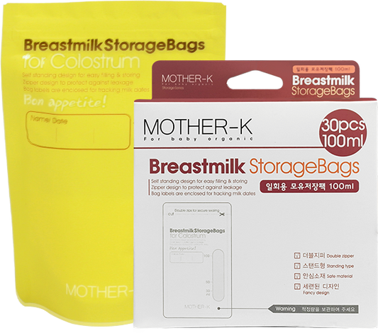 Mother-K Disposable Breastmilk Storage Bags 100ml (30pcs)