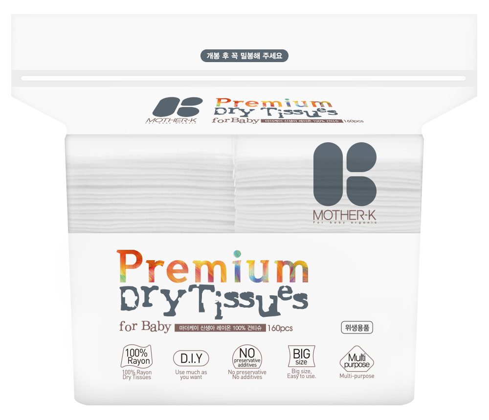 Mother-K Premium Dry Tissue (Rayon)