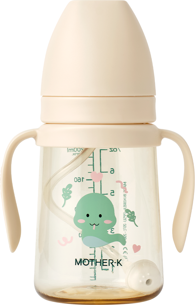 MOTHER-K PPSU Weighted Straw Cup in BamBam (200ml/300ml)