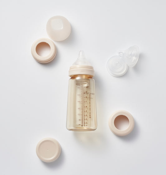 Mother-K PPSU Feeding Bottle in Cream