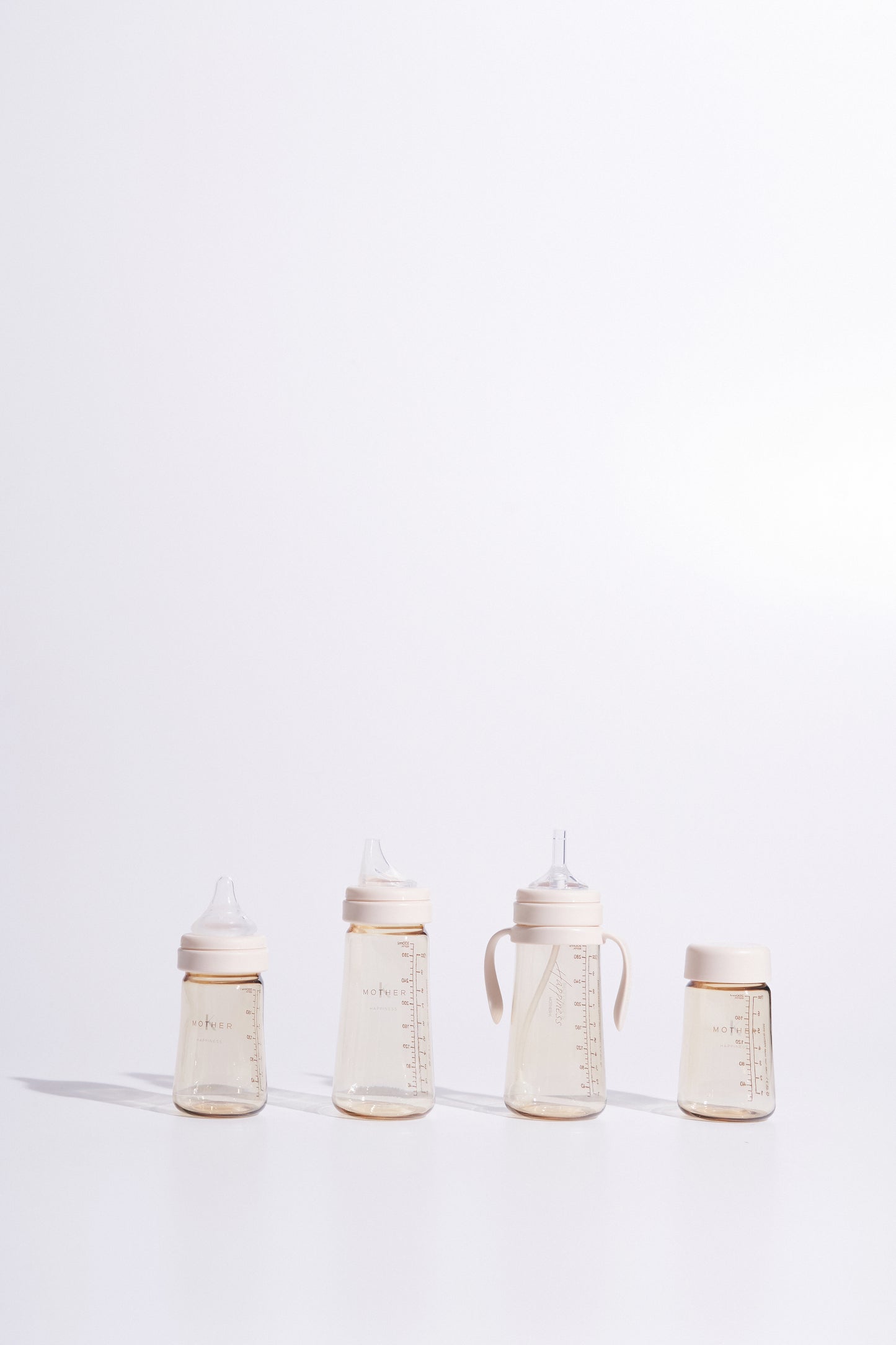 Mother-K PPSU Weighted Straw Cup in Cream