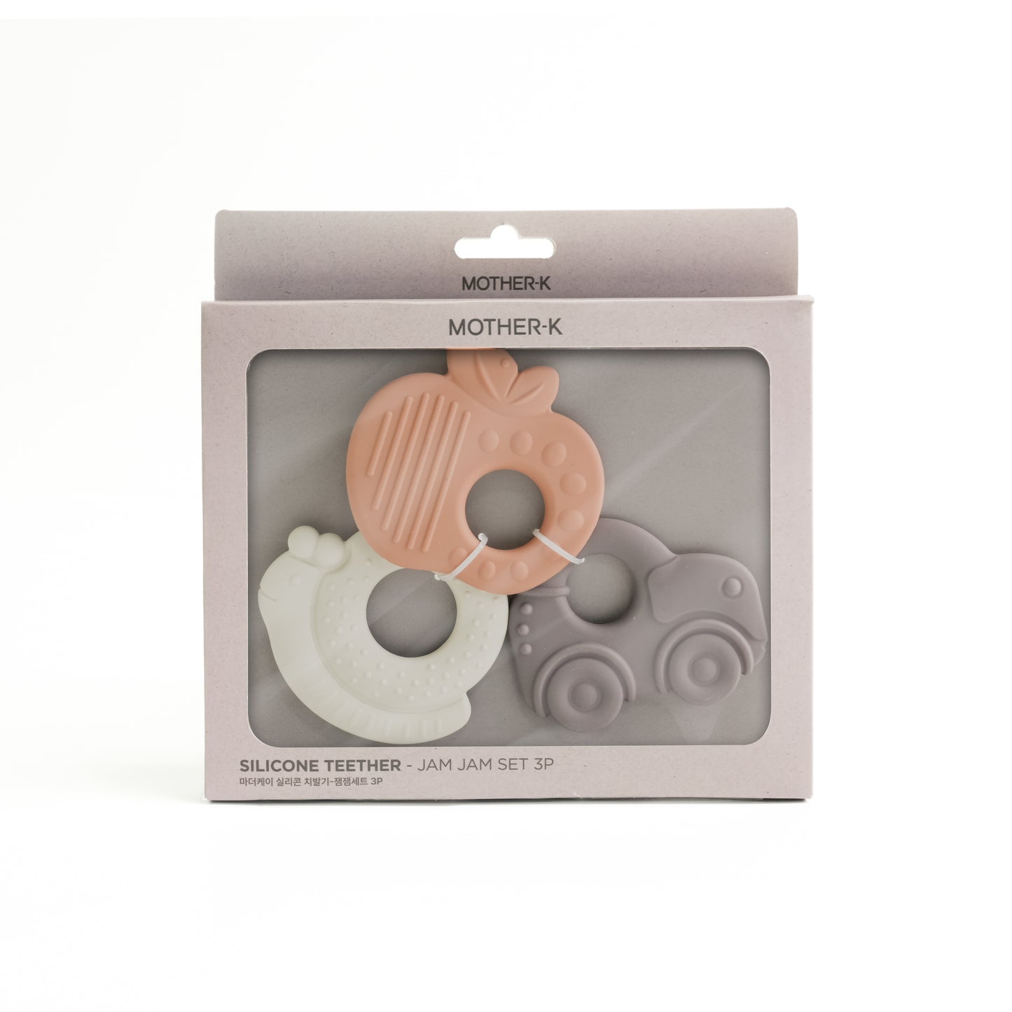 MOTHER-K Silicone Teether - Jam Jam Set 3P