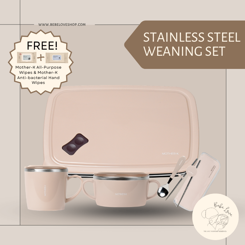 MOTHER-K Stainless Steel Weaning Set