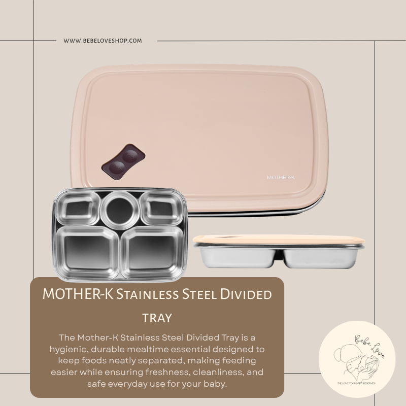 MOTHER-K Stainless Steel Weaning Set