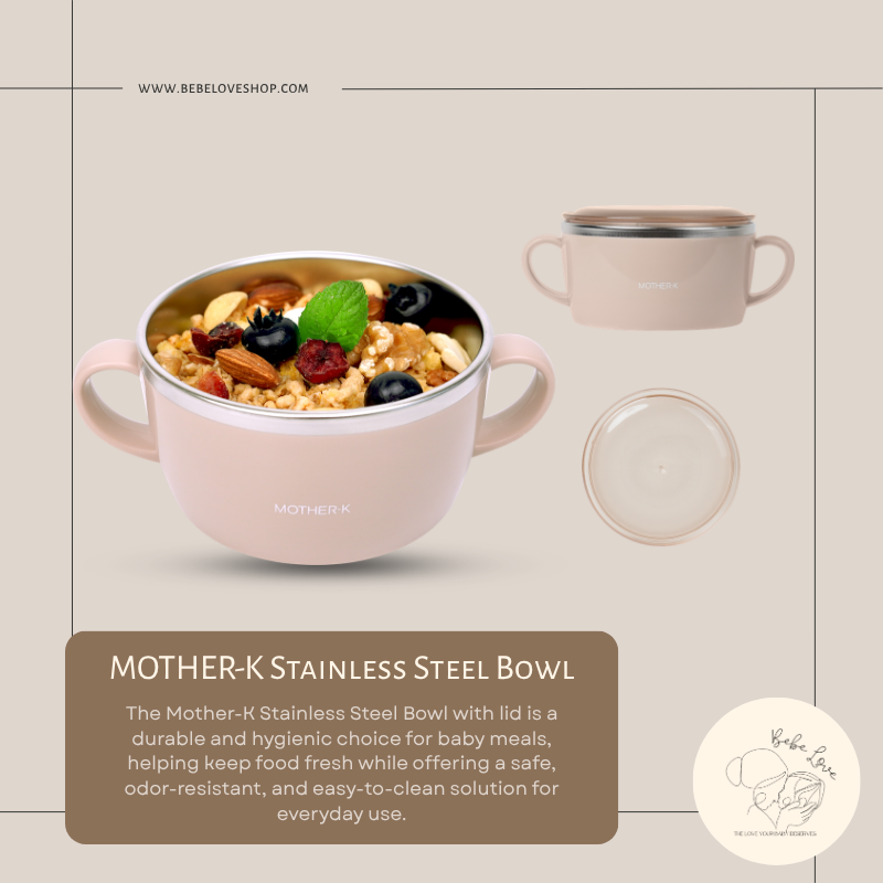 MOTHER-K Stainless Steel Weaning Set
