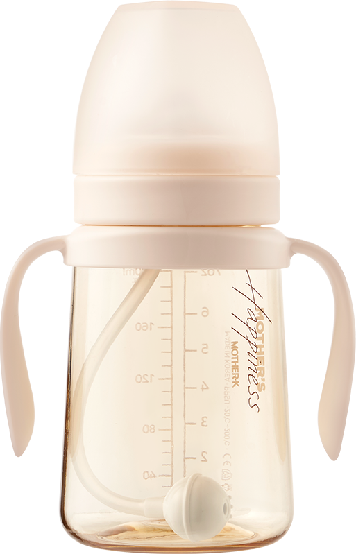 Mother-K PPSU Weighted Straw Cup in Cream
