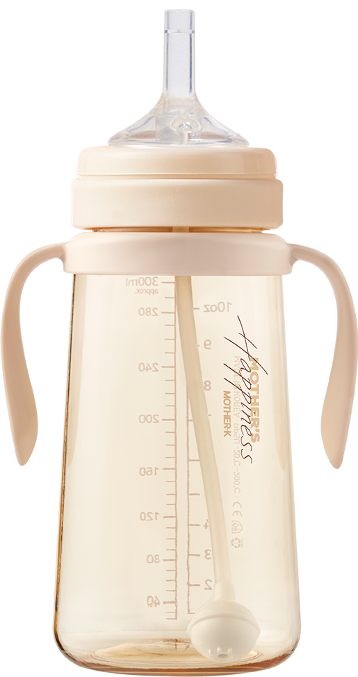 Mother-K PPSU Weighted Straw Cup in Cream