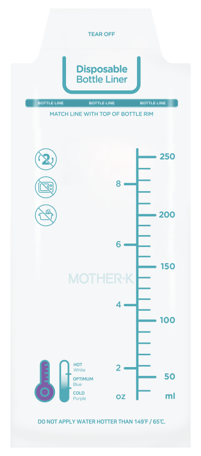 Mother-K Disposable Feeding Bottle Liner (60pcs)