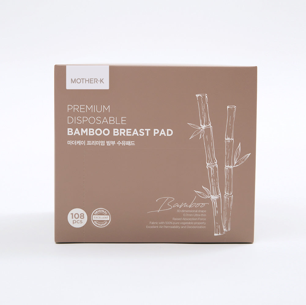 MOTHER-K Premium Disposable Bamboo Breast Pads (32pcs)