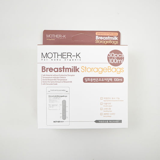 Mother-K Disposable Breastmilk Storage Bags 100ml (30pcs)