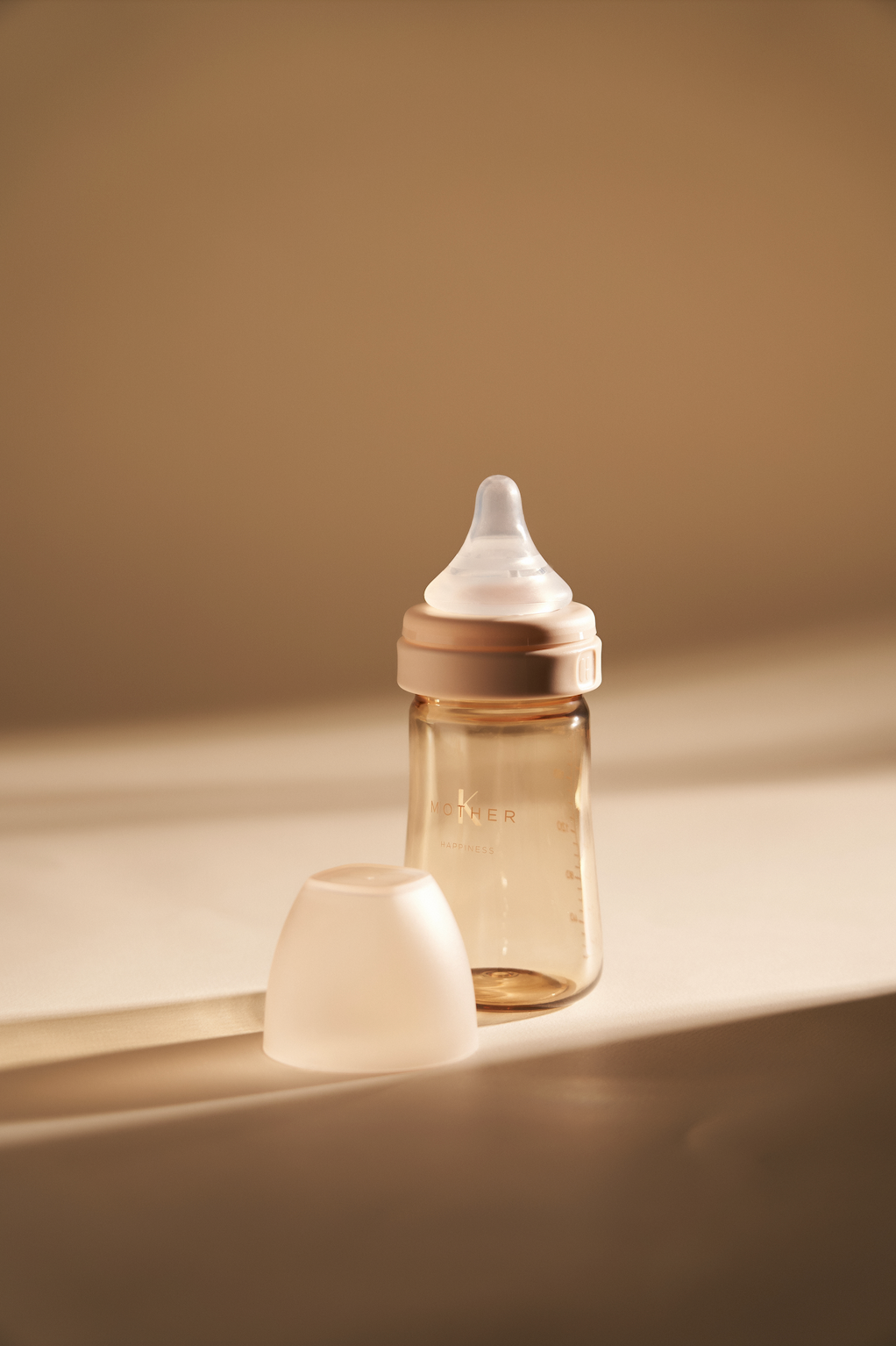Mother-K PPSU Feeding Bottle in Cream