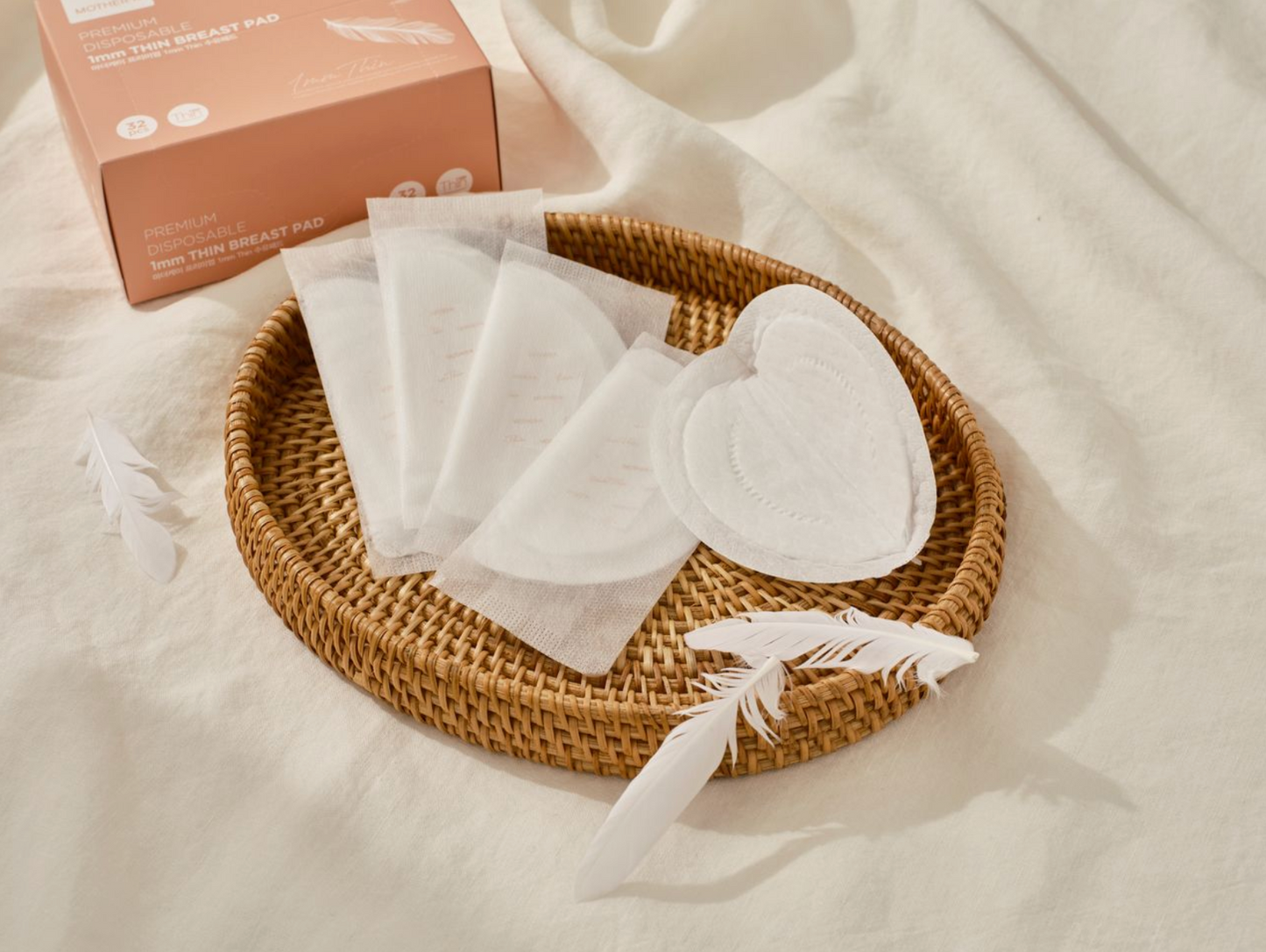 MOTHER-K Premium 1mm Thin Breast Pad (32pcs)