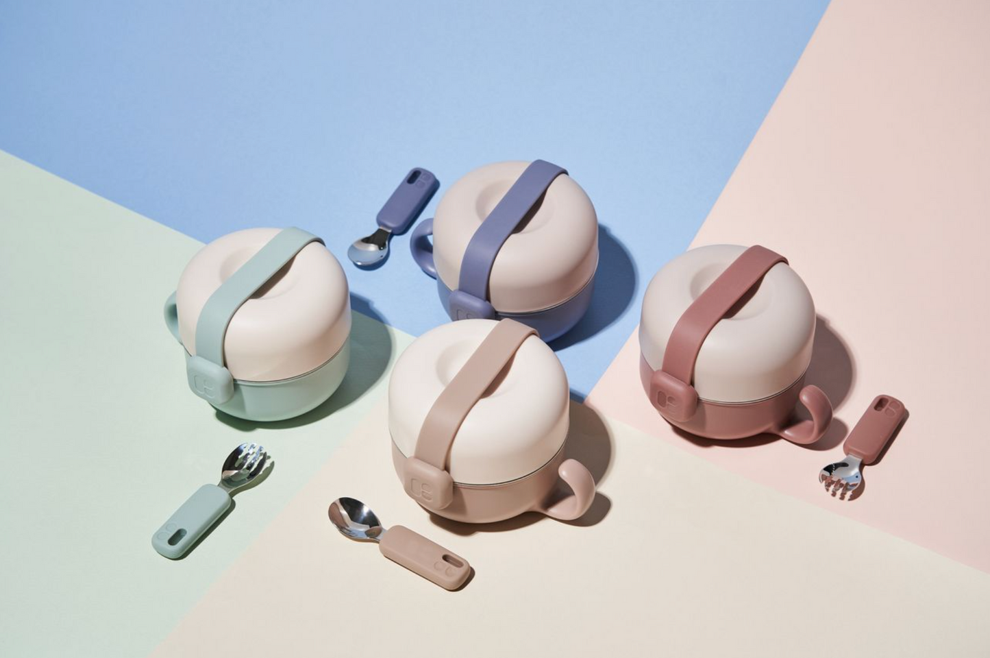 MOTHER-K HUG Stainless Steel Feeding Set