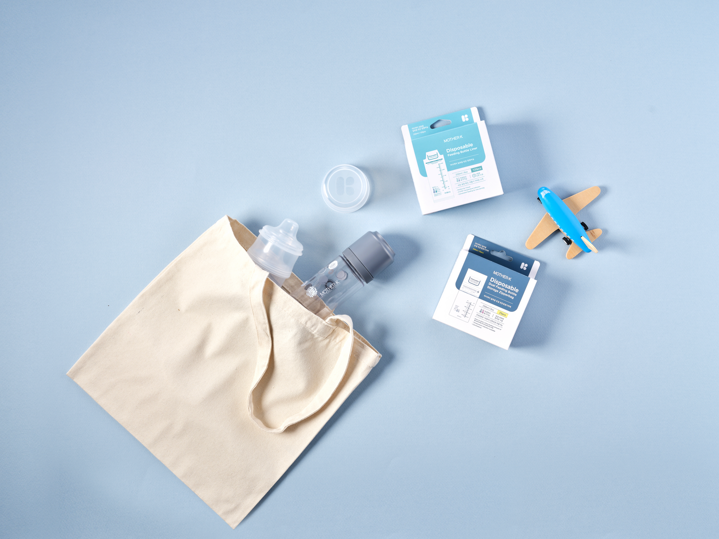 Mother-K Disposable Feeding Bottle Liner (60pcs)