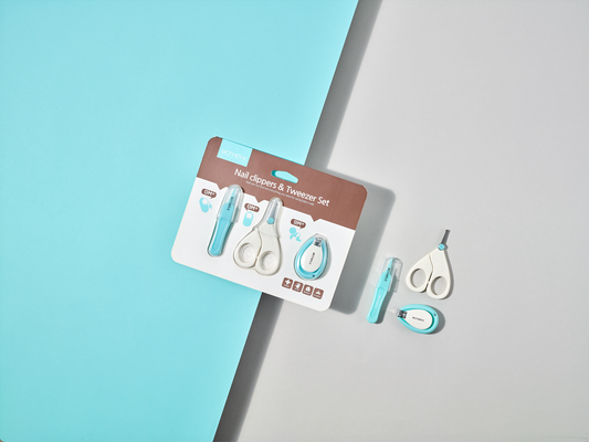 Mother-K Baby Nail Clippers & Tweezer Set