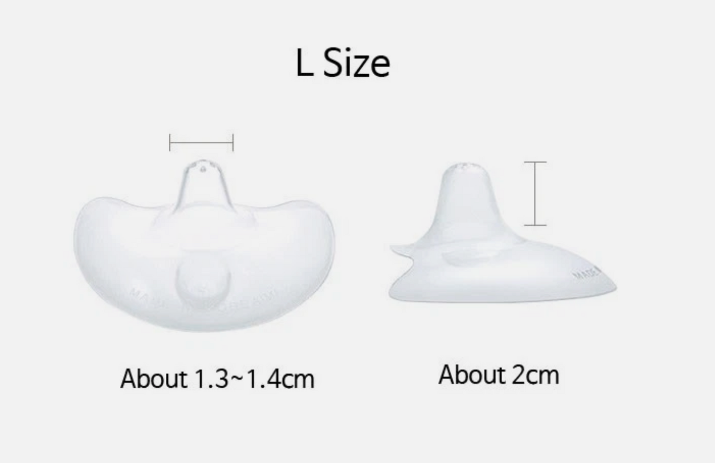 Mother-K Silicone Nipple Shield (2pcs)