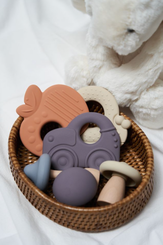 MOTHER-K Silicone Teether - Jam Jam Set 3P