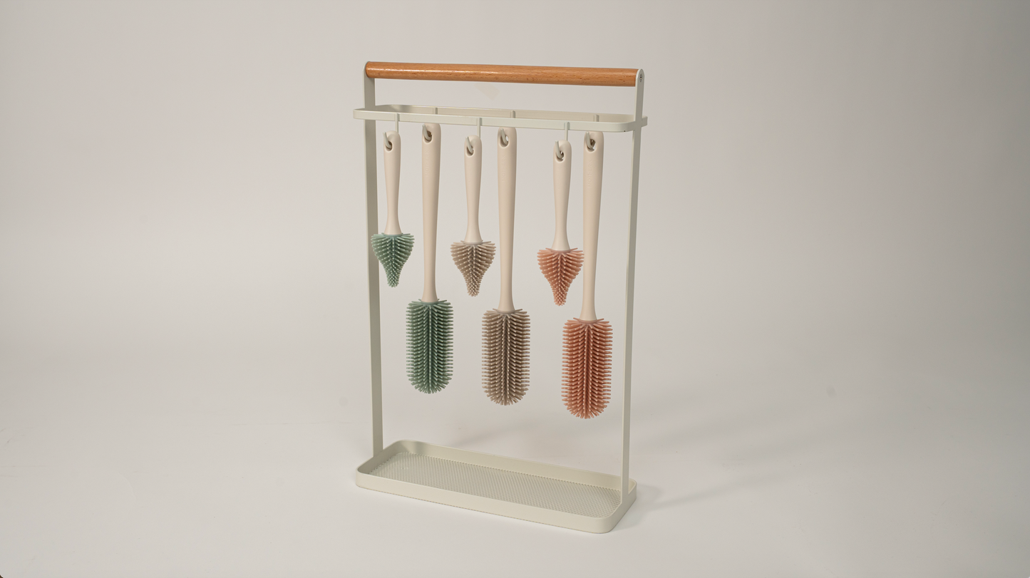 Mother-K Silicone Feeding Bottle Brush 2 Piece Set