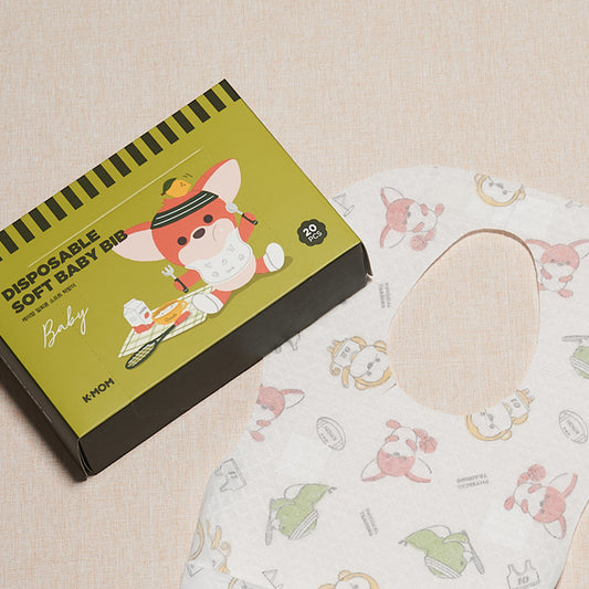 K-MOM Disposable Baby Bib Soft type